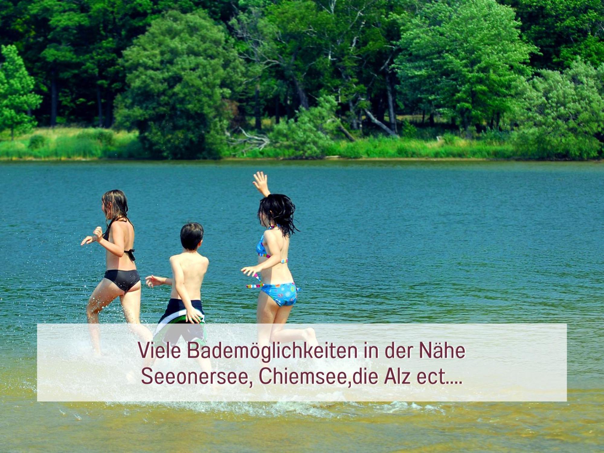 Designerwohnungen "Beim Schmied" In Chiemseenaehe Traunreut Bagian luar foto